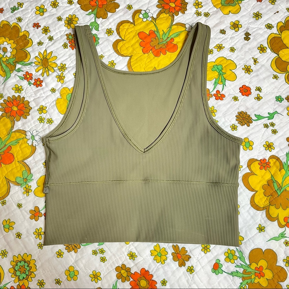 lululemon power pivot ribbed tank top